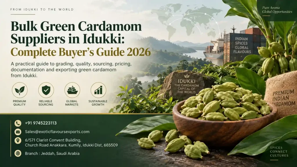 bulk green cardamom suppliers Idukki