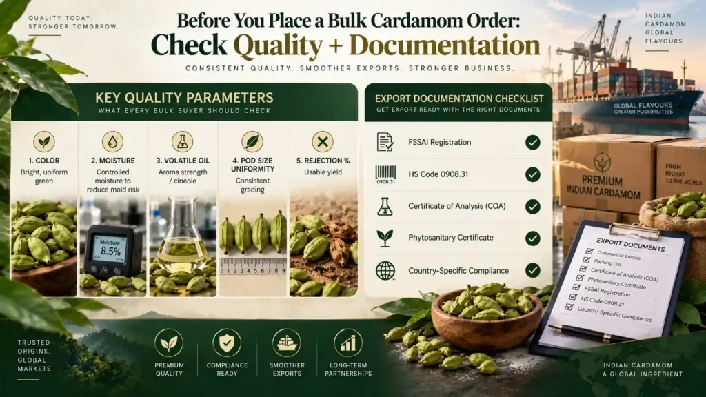 bulk green cardamom suppliers Idukki